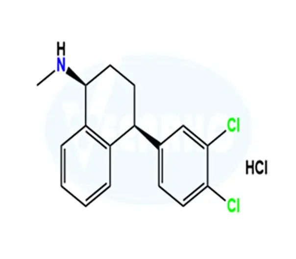 Sertraline HCl Structure